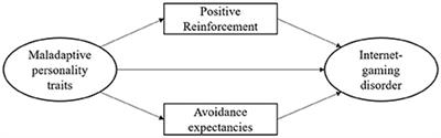 Personality and Cognition in Gamers: Avoidance Expectancies Mediate the Relationship Between Maladaptive Personality Traits and Symptoms of Internet-Gaming Disorder